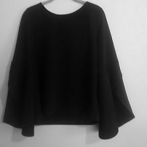 Black long sleeve top